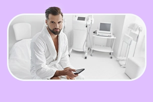 خدمت ﻟﯿﺰر ﻣﻮﻫﺎی زاﺋﺪ آﻗﺎﯾﺎن در کلینیک سپیدا